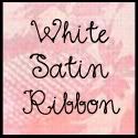 White Satin Ribbon