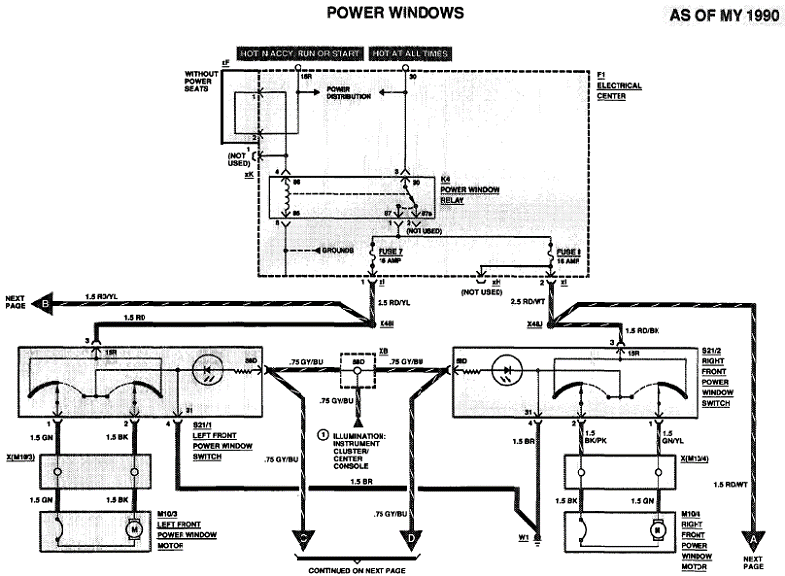 Window switch schematics - Mercedes-Benz Forum