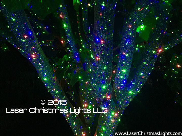 Laser Christmas Lights™ Green Outdoor Laser Landscape Projector w ...