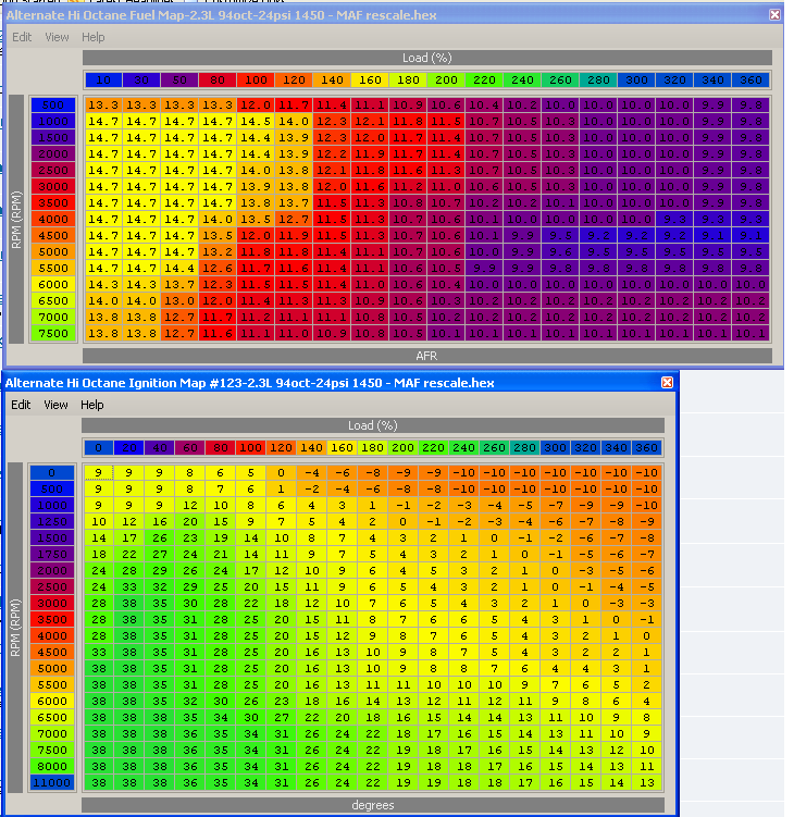 E85 Timing Maps Page 3 EvolutionM Mitsubishi Lancer and Lancer Evolution Community