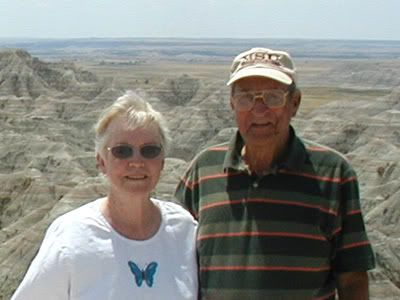 Mae Dean and Wendell in Badlands