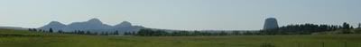 Missouri Buttes / Devils Tower panorama