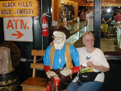 Mae Dean brags on her first Wall Drug purchase