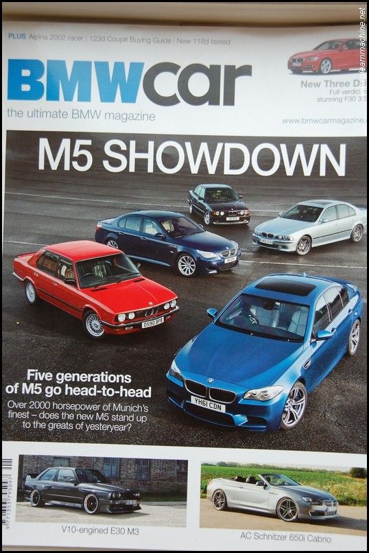 Nice little feature showing this Interlagos E60 in January 2012's BMW Car 