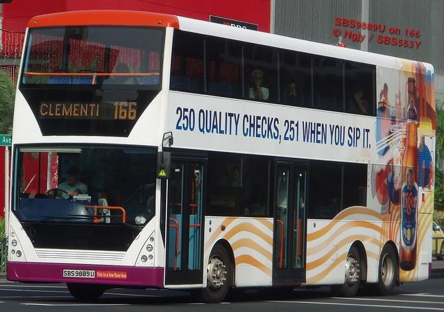 SBS9889U on Service 166