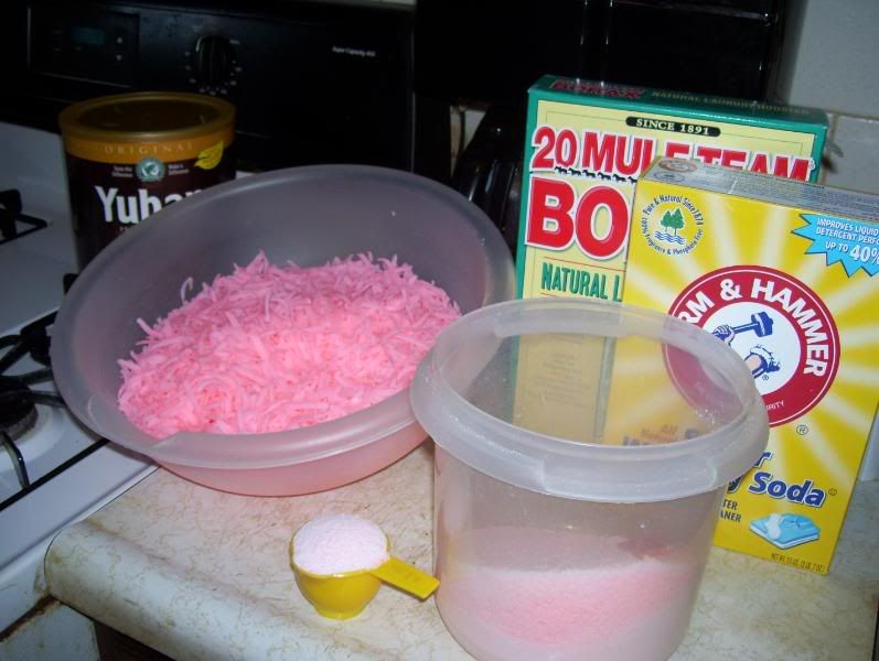 Homemade Laundry Soap .Assembling Ingredients Pictures, Images and Photos