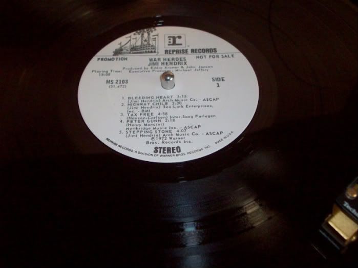 Jimi Hendrix   War Heroes (1972) [FLAC]   Orig  US Robert Ludwig Vinyl Rip