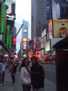 Times Square with Colin
