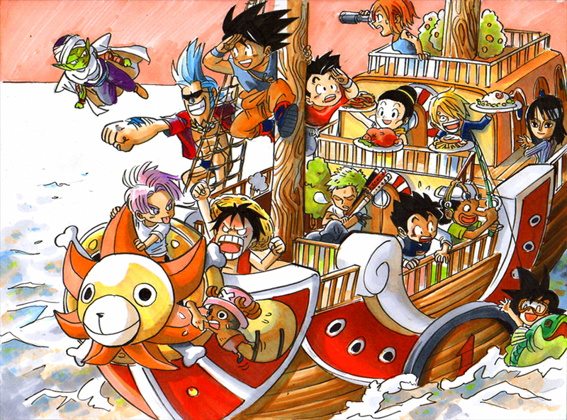 dragon ball one piece crossover. Favorite TV Shows