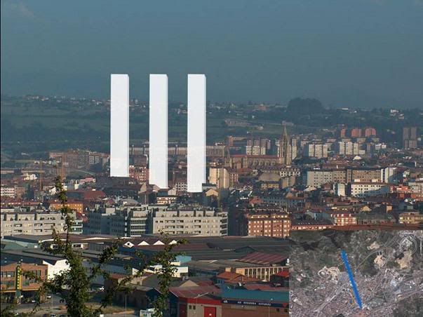 Torres de Calatrava previstas en Oviedo