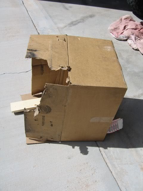 Broken Cardboard Box