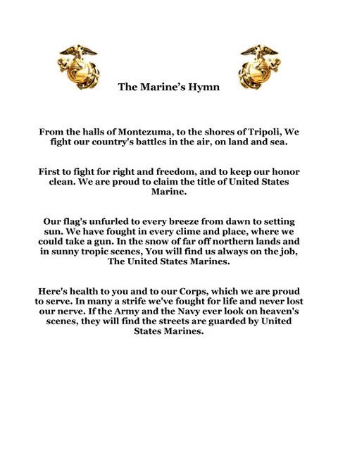 MARINES HYMN Image