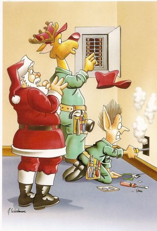 Electric related Christmas card Electrician Talk Professional Electrical Contractors Forum