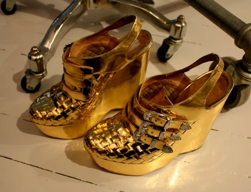 ashish topshop gold wedges Pictures, Images and Photos