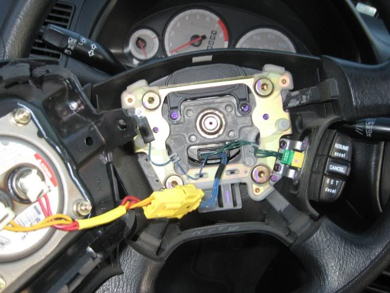 Honda s2000 steering wheel install #2
