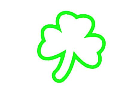 Shamrocks Outline