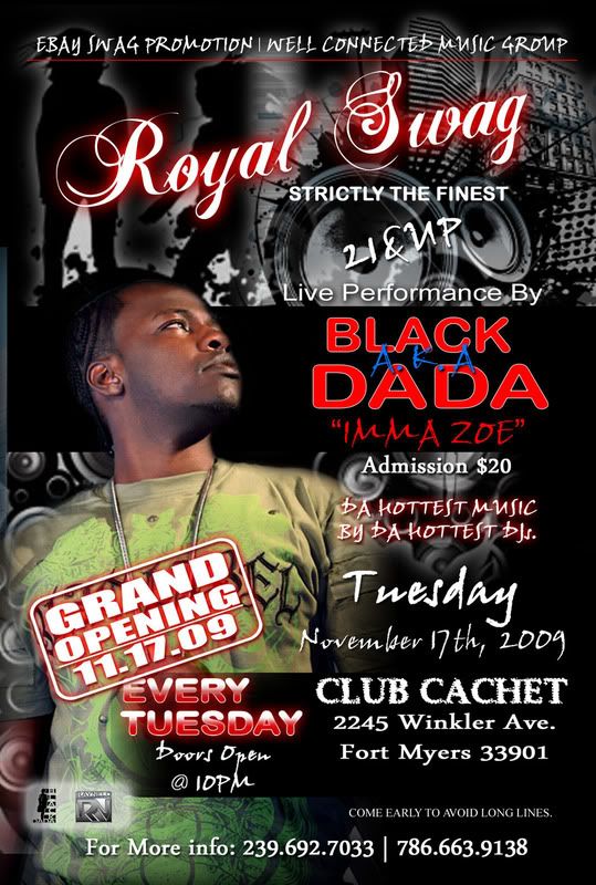 black,dada,black dada,royal,swag,royal swag,tuesday,tuesdays,imma zoe,imma,im,a,cachet,club
