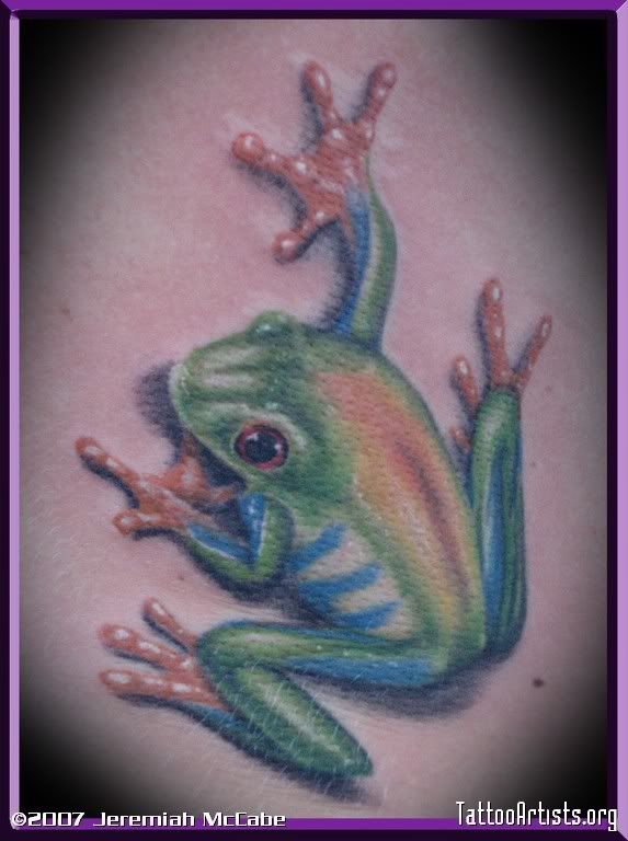 (Frog Tattoo Idea |). last name tattoo ideas