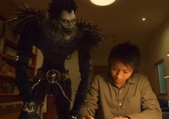 Ryuk is the one on the left.