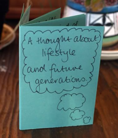 A thought about lifestyle and future generations