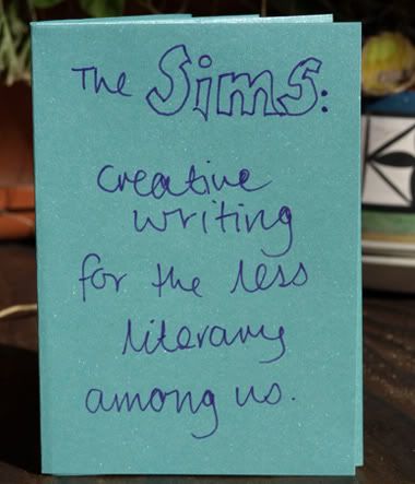 The Sims: crfeative writing for the less literary among us