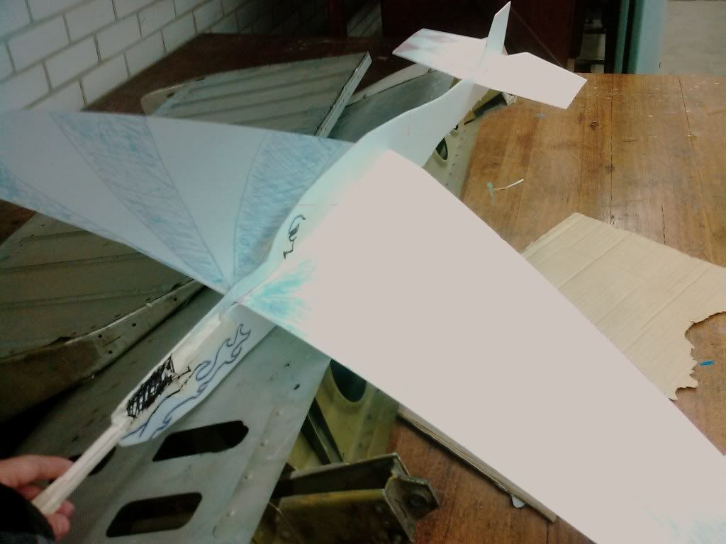 cardboard glider