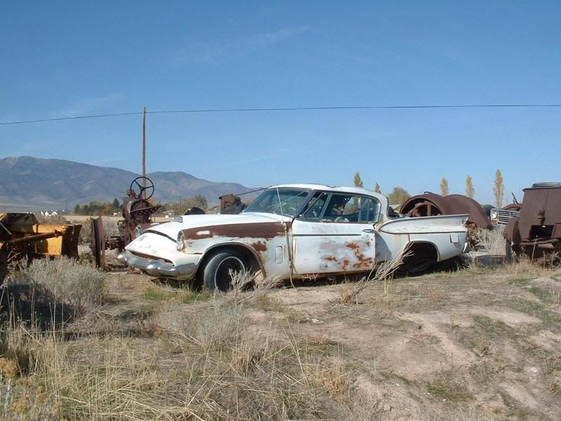 Grantsville Utah junk yard Packard Hawk