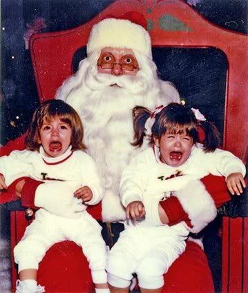 Scared of Santa Pictures, Images and Photos