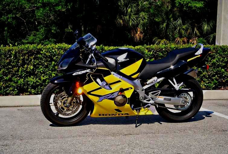 Honda cbr 600 f4i yellow black #7