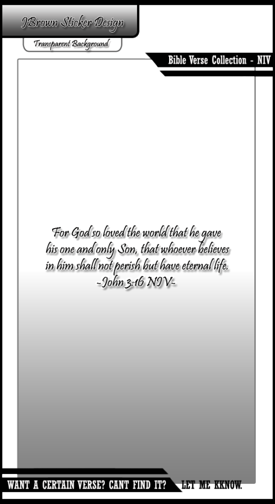 John 3:16 NIV