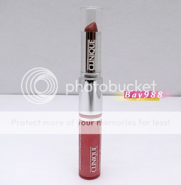 Clinique Lip Gloss & Lipstick Duo Air Kiss/Think Bronze  