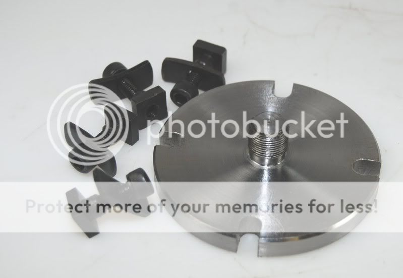 soba rotary table with unimat threaded chuck adaptor