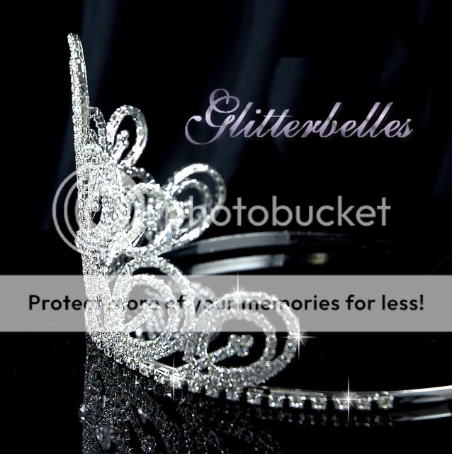 Stunning Bridal Crown style Tiara made from genuine Cubic Zirconia 