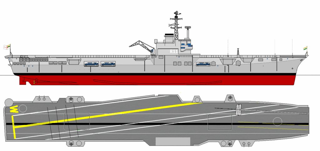 INS Vikrant Profile Early 1980s gif by ObiWanRussell | Photobucket