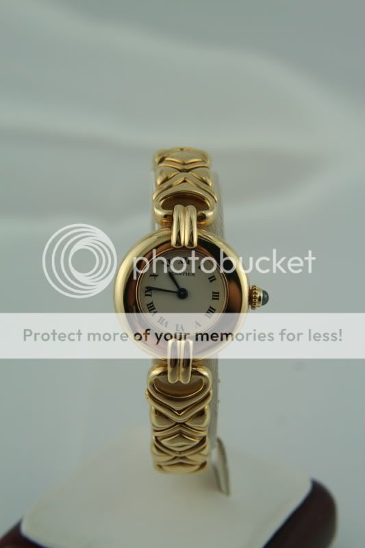 Cartier Ladies Colisee Solid 18kt Gold Dress Watch  